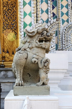 泰国国石雕瑞兽