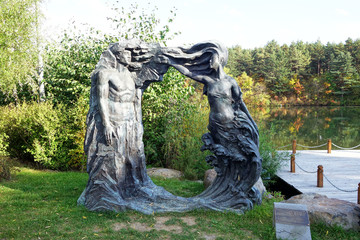 雕塑 二道白河