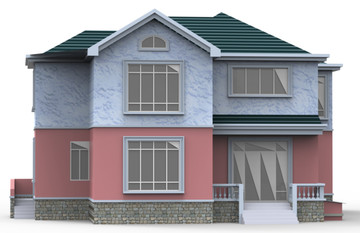 别墅 建筑模型