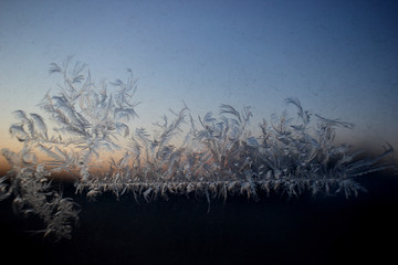 冰凌窗花 雪花霜花 冰霜 底纹