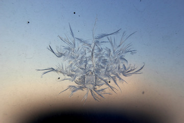 冰凌窗花 雪花霜花 冰霜 底纹