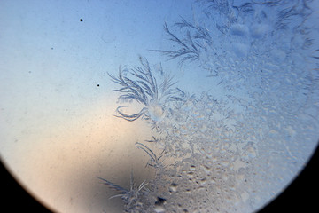 冰凌窗花 雪花霜花 冰霜 底纹