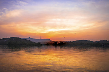 惠州西湖 夕阳