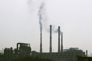废弃排放 空气污染