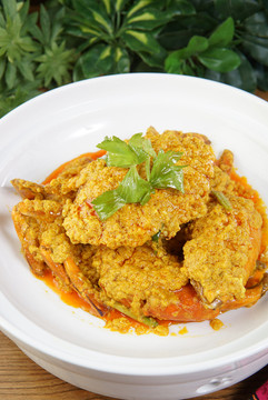 泰国黄金咖喱蟹