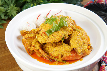 泰国黄金咖喱蟹