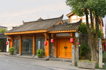 中式庭院别墅 中式小楼