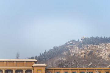 凤凰山雪景