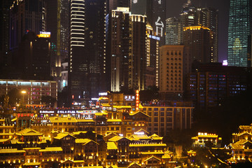 重庆夜景 洪崖洞夜景 高清