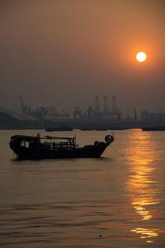 海港黄昏