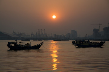 海港黄昏