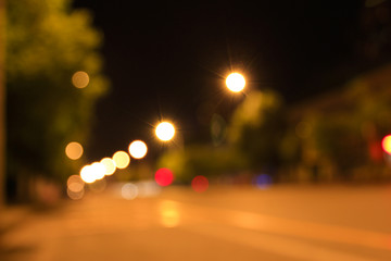 城市夜晚道路背景