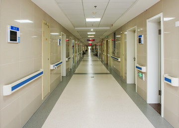 医院住院部过道 医院走廊