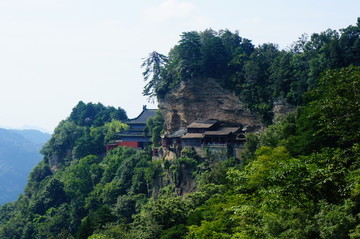 湖北十堰武当山古建筑南岩