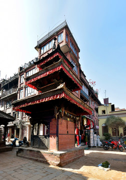 尼泊尔古建筑