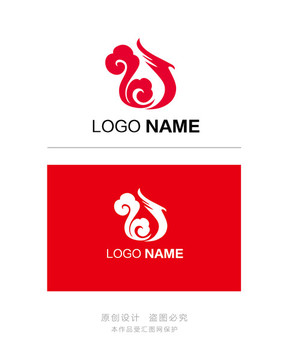 原创logo设计 祥云 凤凰