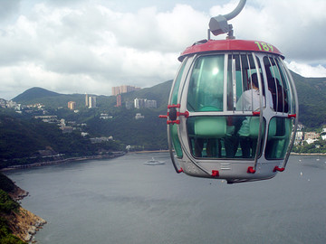 香港 中国 海洋公园电缆车