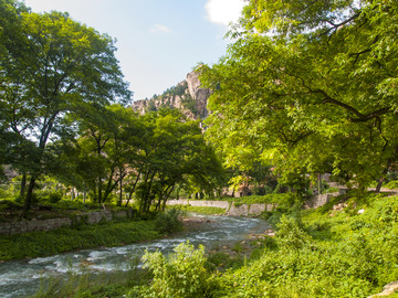 雨后的青岛崂山