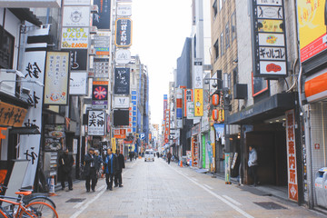 日本 大阪 街景 街道