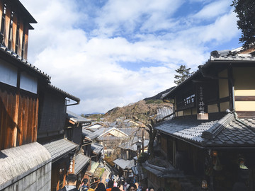 日本京都 清水寺街道