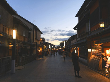 日本京都 夜景花见小路