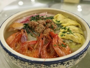 大虾炖肉丸