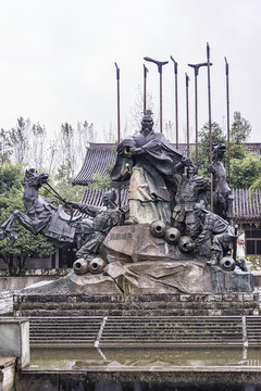 越王勾践雕塑群