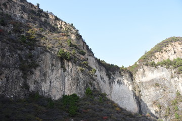 峡谷 山崖