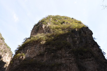 青翠的山峰