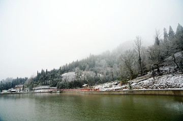 重庆冷水镇雪景图 雪景
