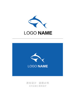 原创logo设计 鱼 餐饮