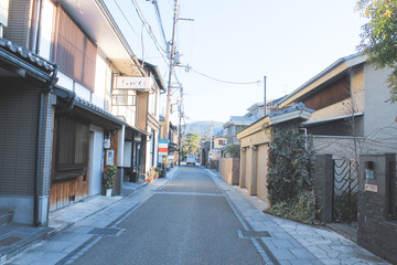 日本京都 宇治 街道