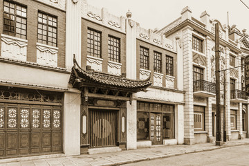 老上海旧上海建筑街景复古怀旧