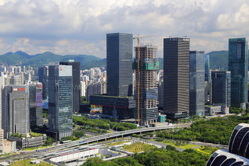 深圳福田中心区建筑风光