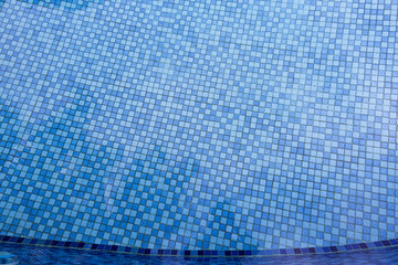 泳池 蓝色小瓷砖