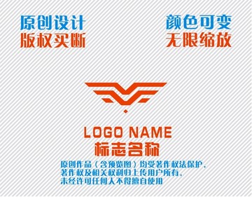 V字母logo