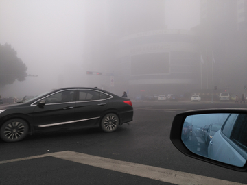 大雾天城市交通
