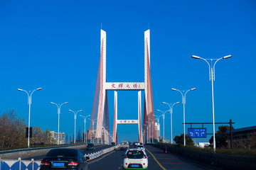文晖大桥 杭州 斜拉桥 钢索桥