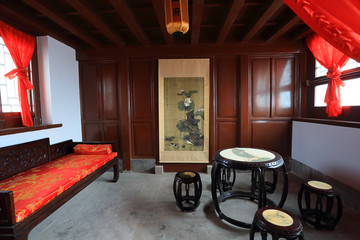 古建筑中厅 明清客厅 中式古典