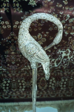 长颈仙鹤铜雕雕像