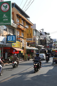 芭提雅小街街景