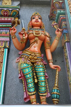 泰国彩釉女佛像