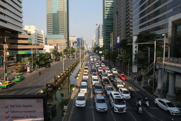 曼曼谷主干道交通
