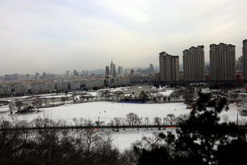 冬日的城市 吉林风光