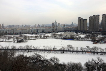 冬日的城市 吉林风光
