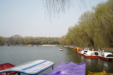沈阳北陵公园 湖 游船