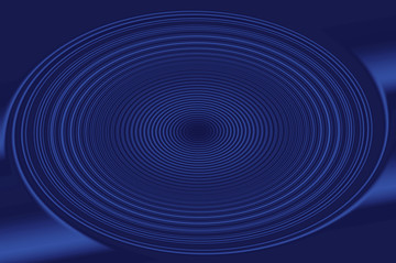 绕圆心旋转蓝色水波