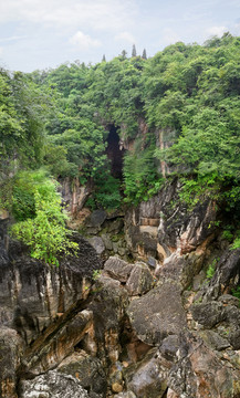 贵州天星桥景区 水上石林