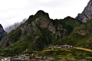 甘肃甘南胜地扎尕那