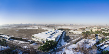合肥骆岗机场雪景